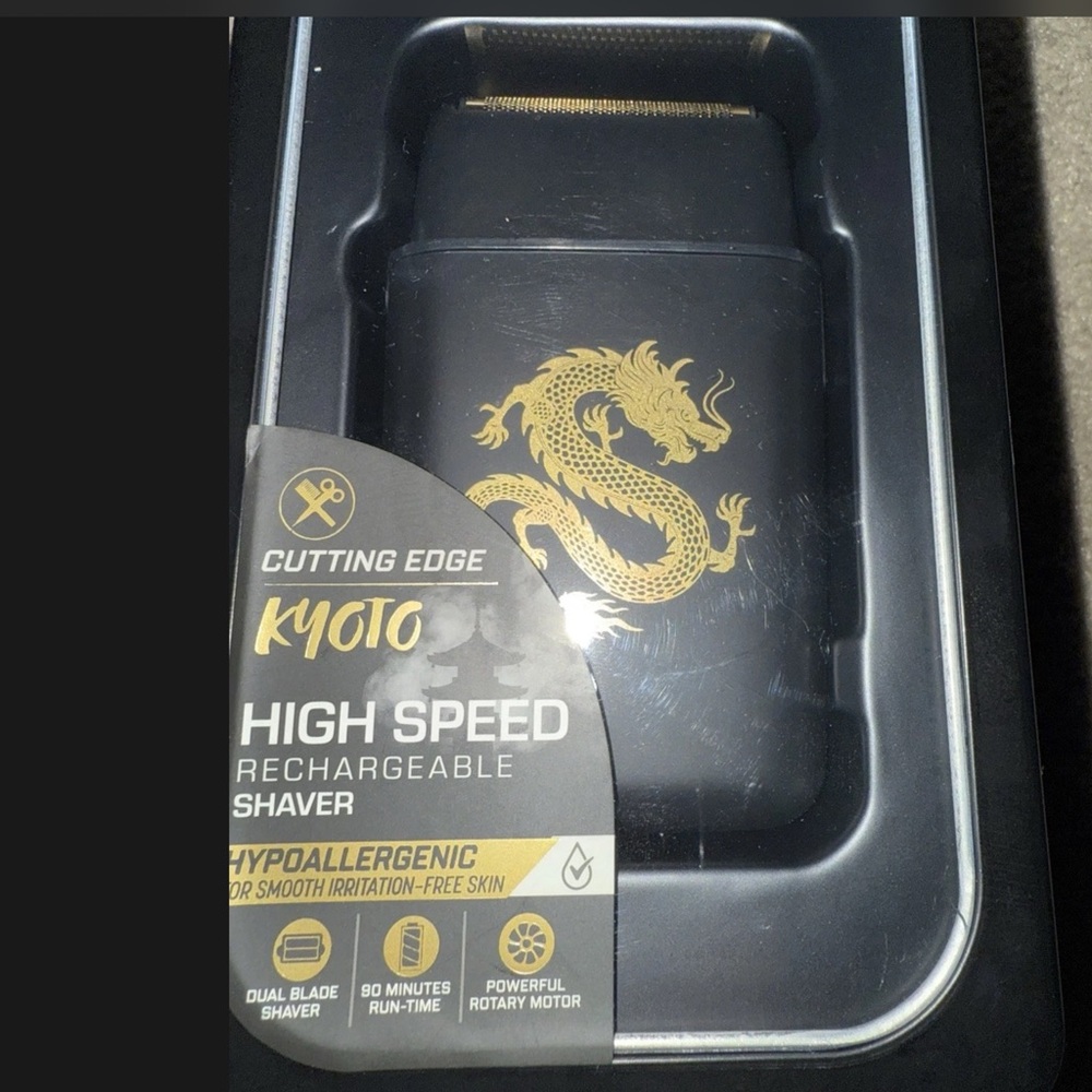 Cutting Edge KYOTO Dragon High Speed Rechargeable Shaver New